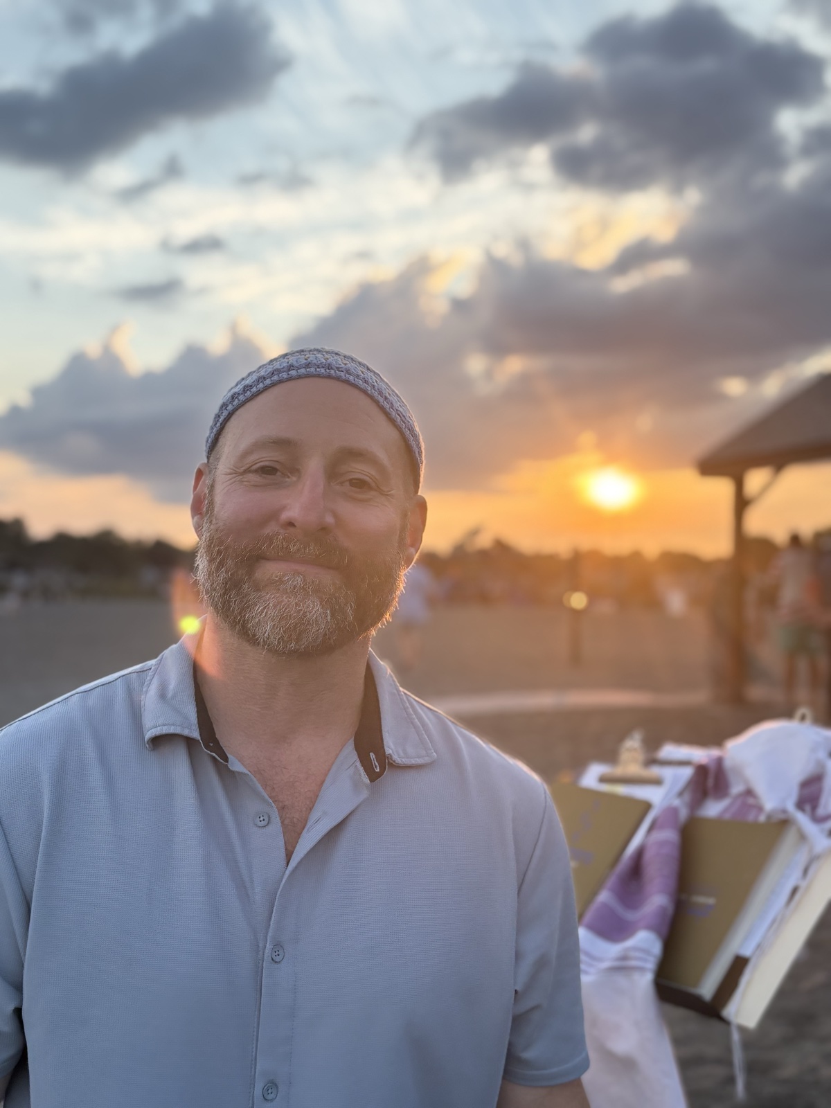 Aaron Zev Katz at sunset